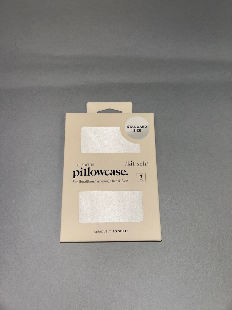 Kitsch Ivory Satin Pillowcase
