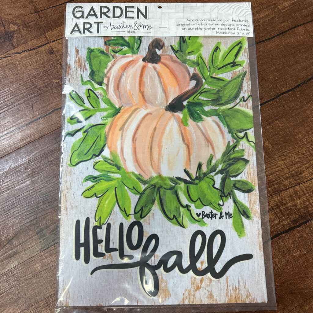 Hello Fall Flag