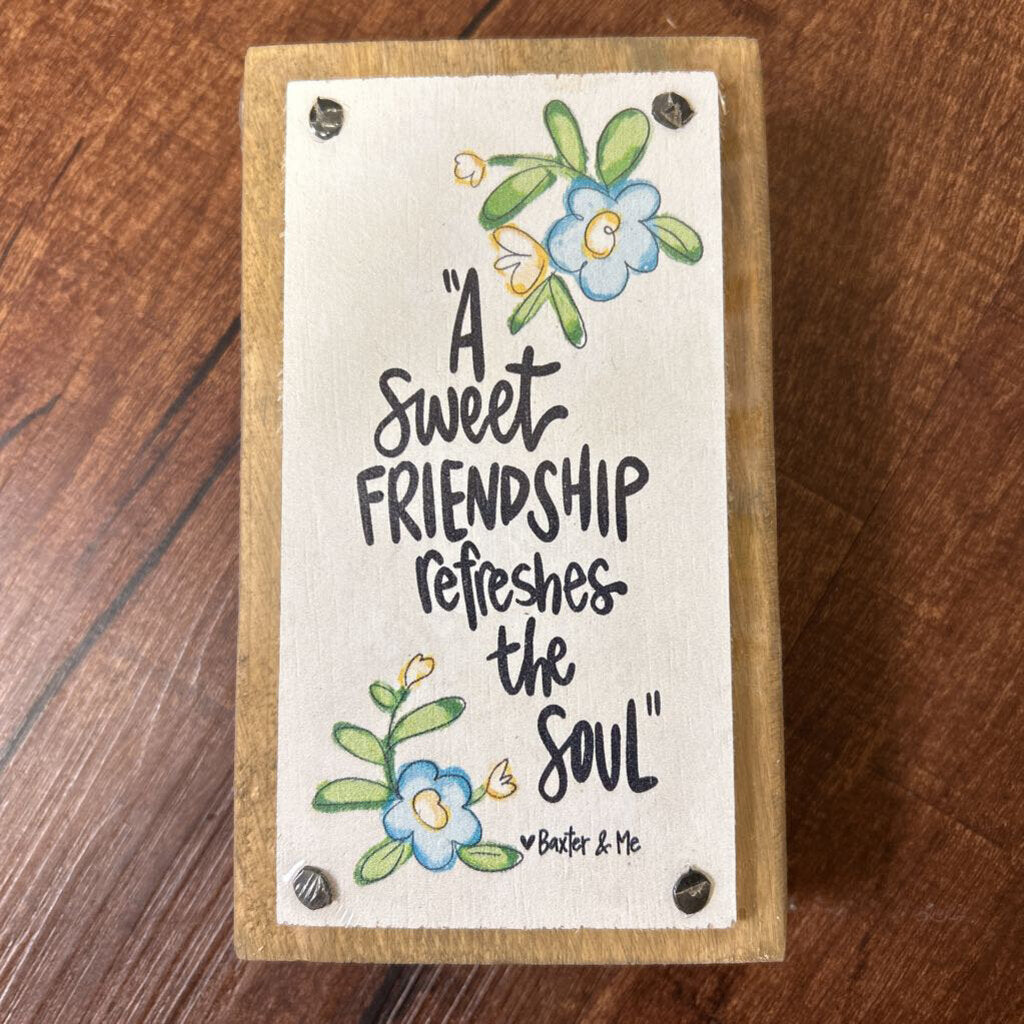 A Sweet Friendship Block