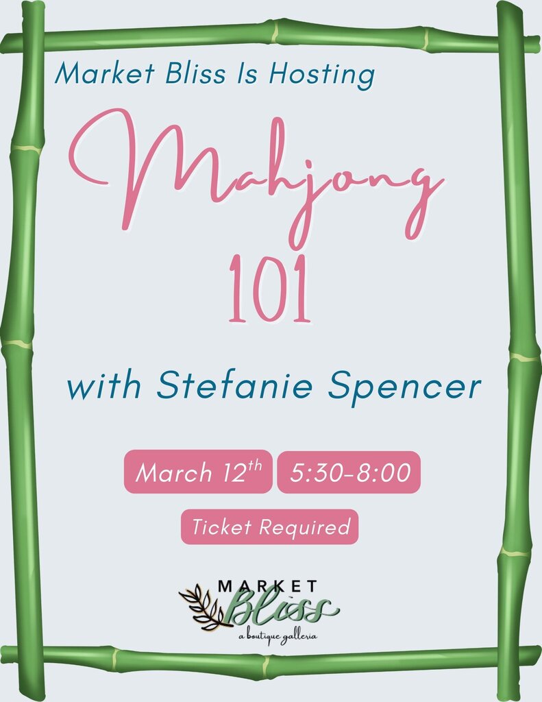 Mahjong 101: Beginner Group - March 12th from 5:30-8