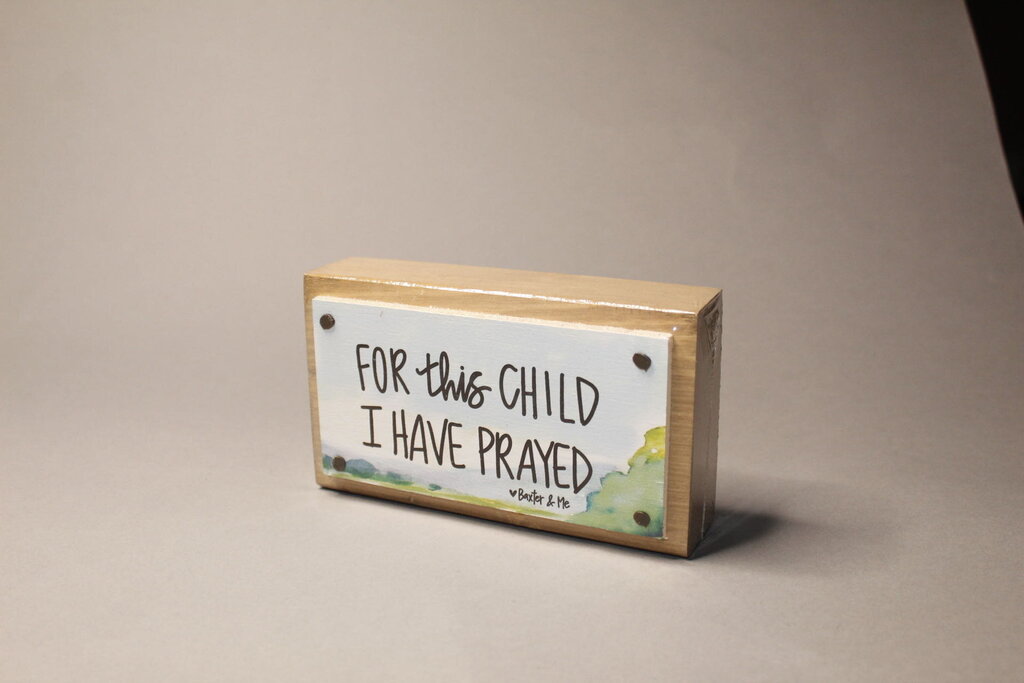 For this Child Watercolor Block