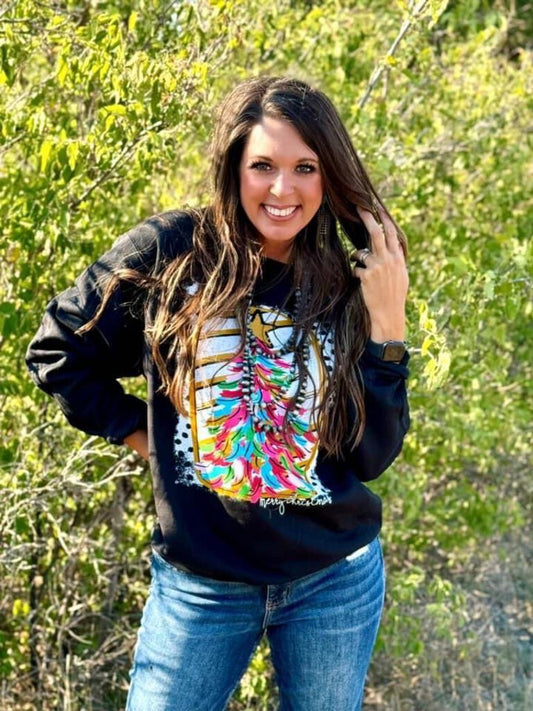 Paintbrush Christmas Tree Sweatshirt