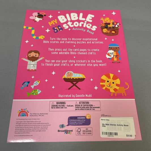 My Bible Stories Activity Book-Pink