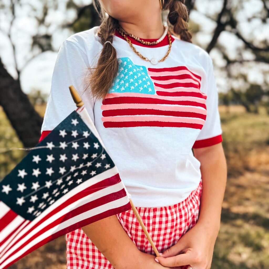 Flag Ringer Tee