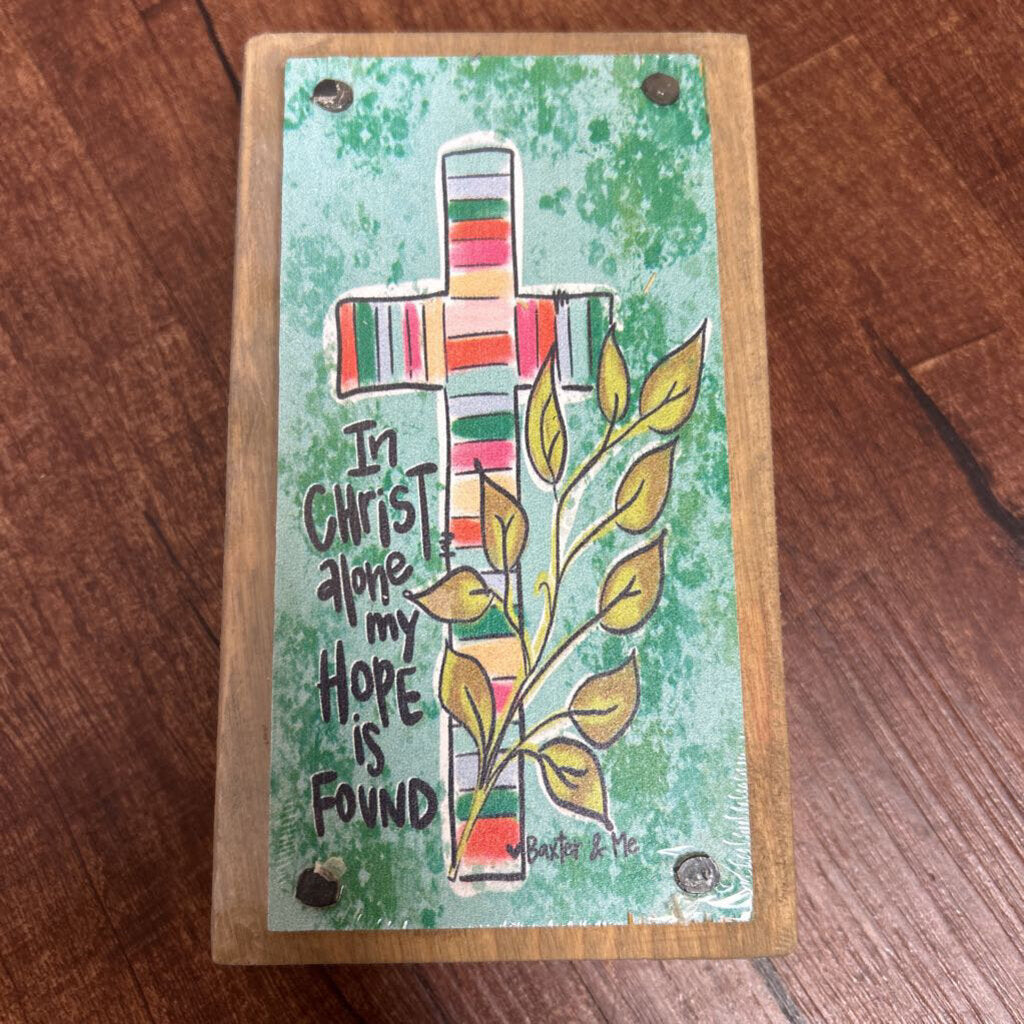 In Christ Alone Block