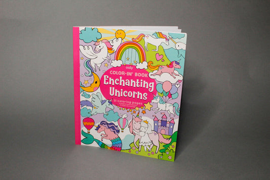 Color-in' Book: Enchanting Unicorns
