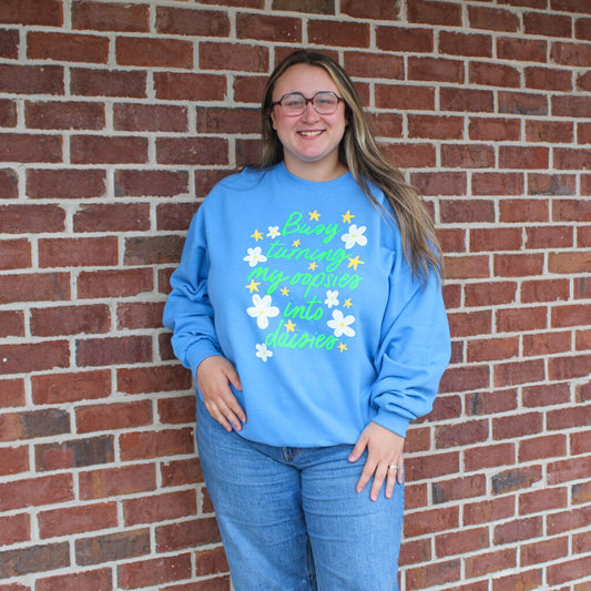 Oopsies into Daisies sweatshirt