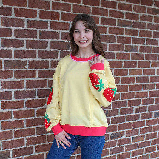 Strawberry Lightweight Sweater