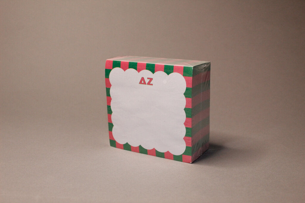 Scallop Sorority Note Cube- DZ