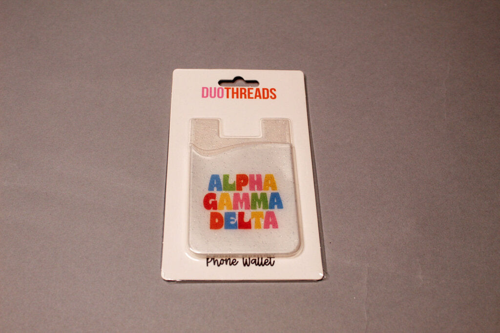 Sorority Shimmer Phone Wallet-ALPHA GAM