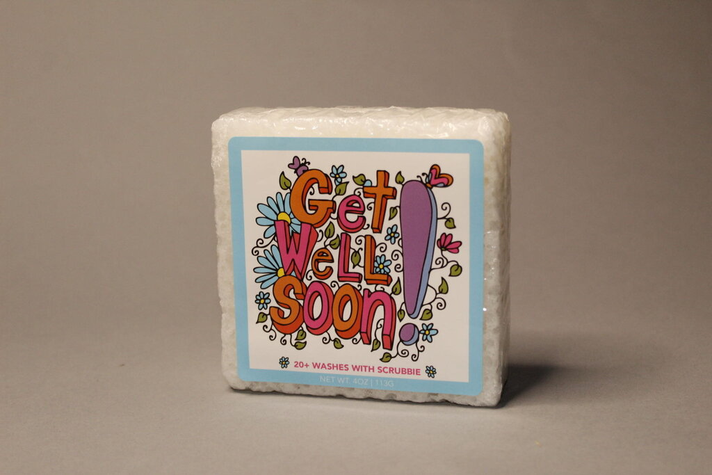 Get Well Square Seaside Sponge