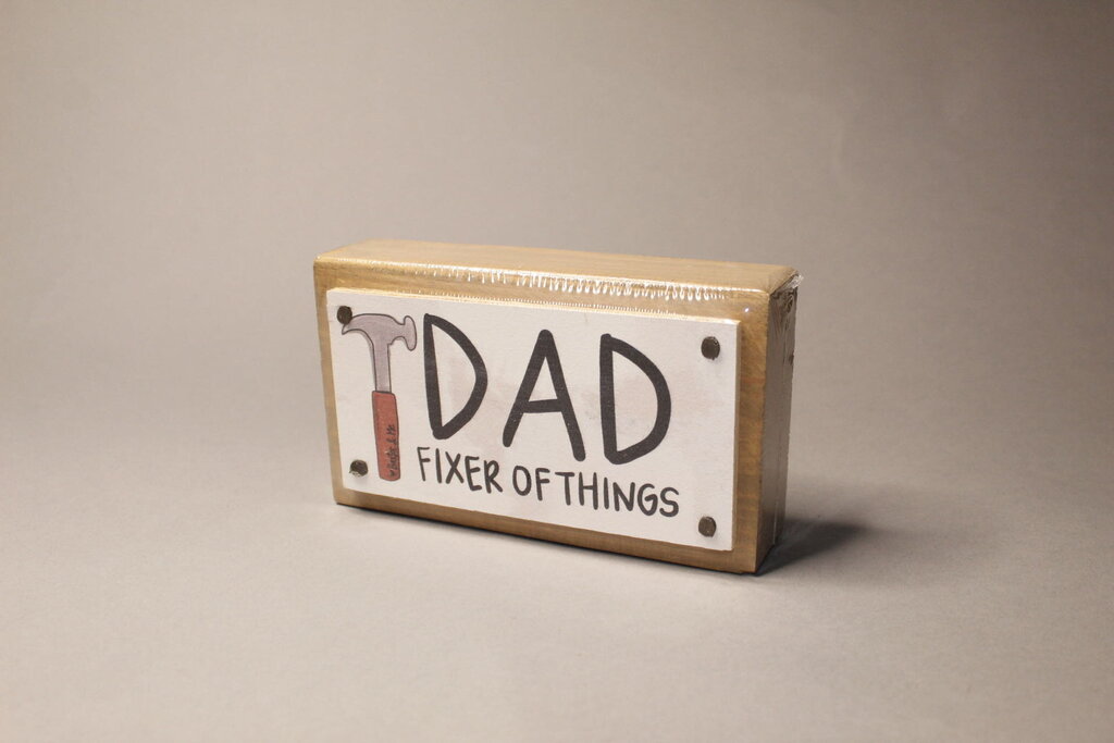 Dad Fixer of All Things Block
