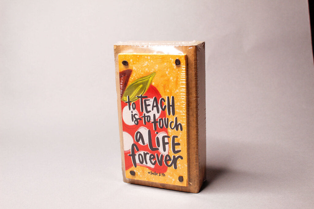 Teach Touch A Life Forever Block