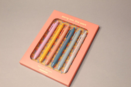 Worry Less, Live More Pen Set