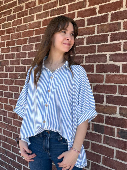 Striped Button Shirt