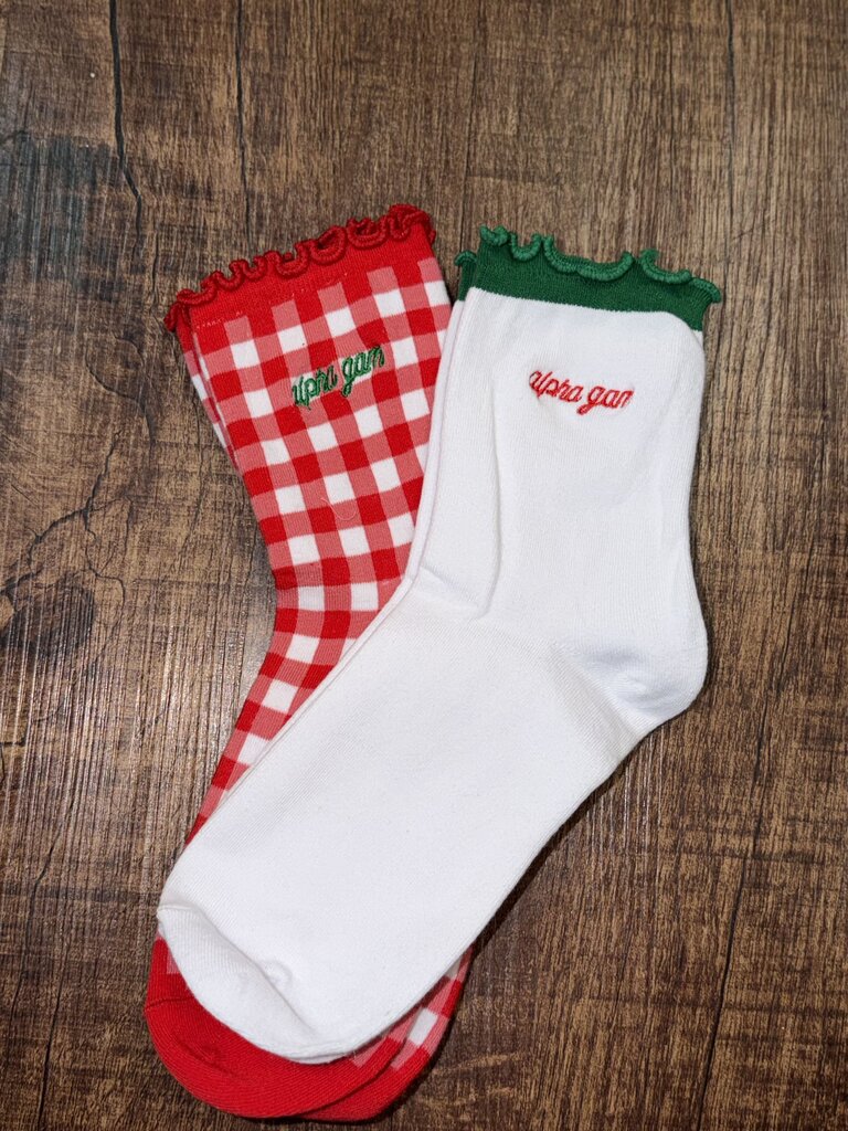 Alpha Gamma Delta Sock Set