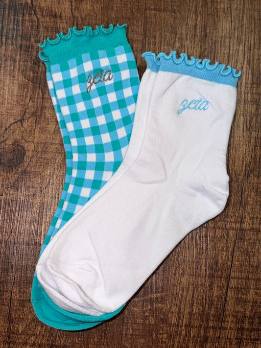 Zeta Tau Alpha Sock Set