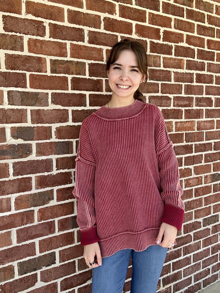 Cabernet Oversized Sweater