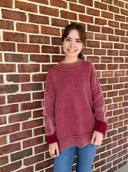 Cabernet Oversized Sweater