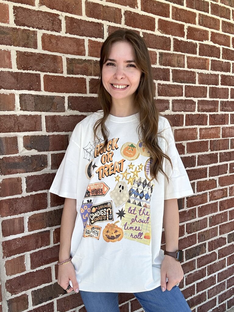 Vintage Halloween Collage Tee